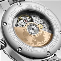 Orologio Longines Uomo Spirit Zulu Time in Acciaio Oro L38035536 - L38035536